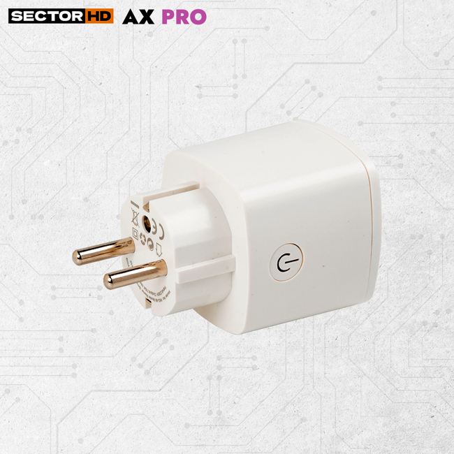 Беспроводная розетка (SmartPlug) AX PRO DS-PSP1-WE